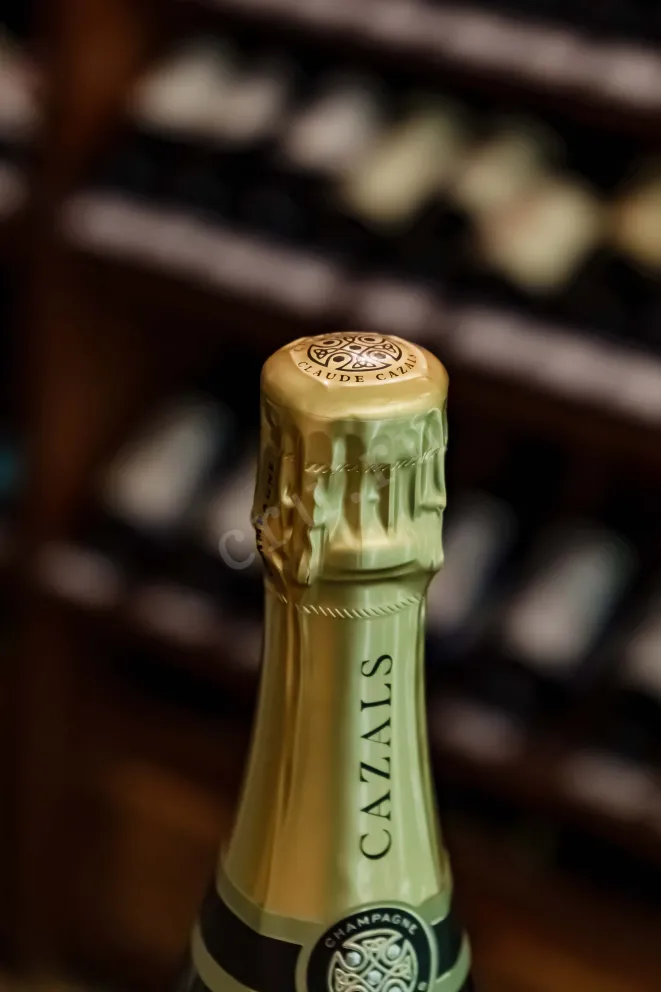 Пробка Cazals Cuvee Vive Blanc de Blancs Grand Cru 2020 0.75 л