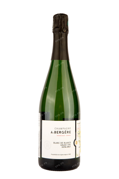Шампанское A.Bergere Blanc de Blans Grand Cru  0.75 л