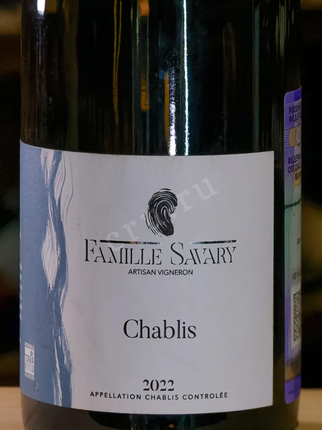 В магазине Крю Профи Savary Chablis 2022 0.75 л