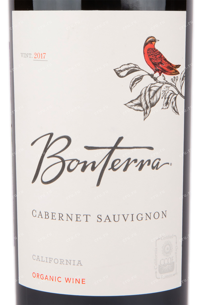 Вино Bonterra Cabernet Sauvignon 2017 0.75 л