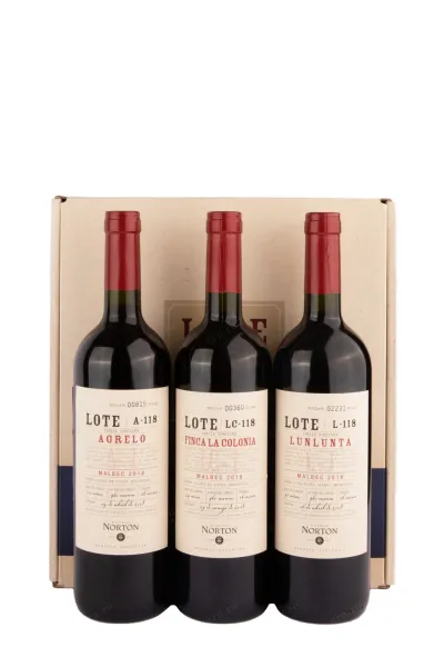 Вино Norton Lote gift set 3* 0.75 л