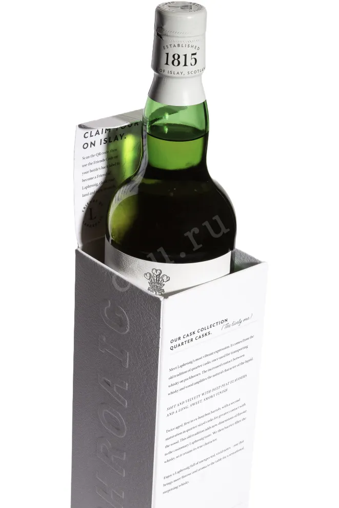 В подарочной коробке Laphroaig Quarter Cask 0.7 л