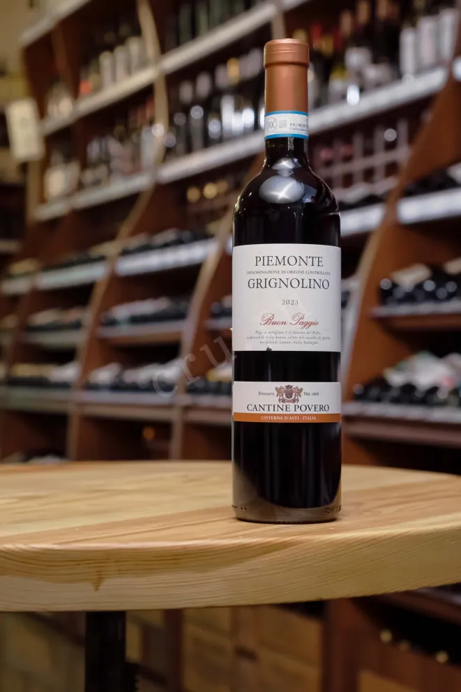 В магазине Крю Профи Cantine Povero Grignolino Buon Paggio DOC 2023 0.75 л