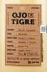 Этикетка Mezcal Artesanal Ojo de Tigre Reposado 0.7 л