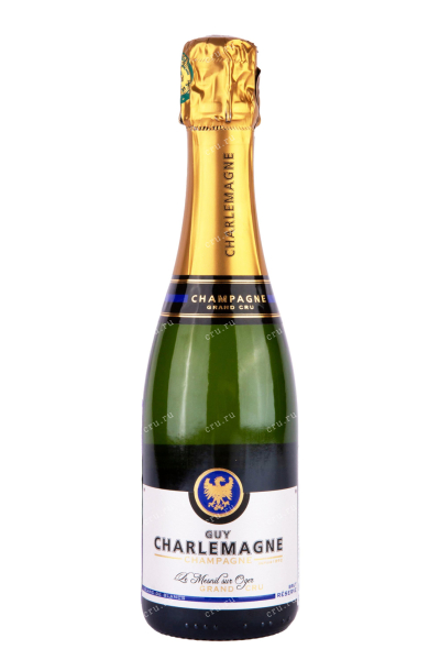 Шампанское Champagne Guy Charlemagne Reserve Blanc de Blancs Le Mesnil-sur-Oger 2019 0.375 л