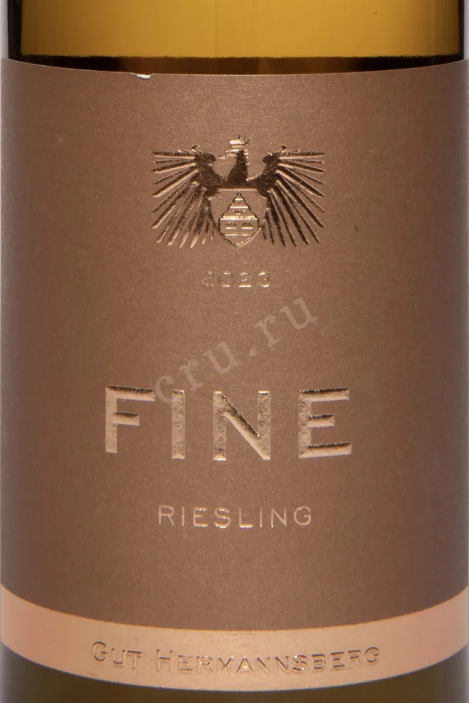 Этикетка Gut Hermannsberg Fine Riesling 2023 0.75 л