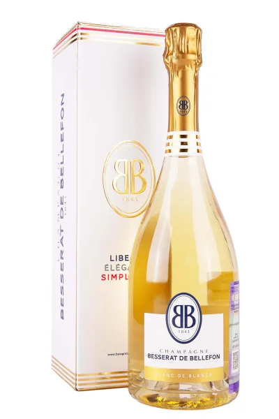 Шампанское Besserat de Bellefon Blanc de Blancs in gift box 2017 0.75 л