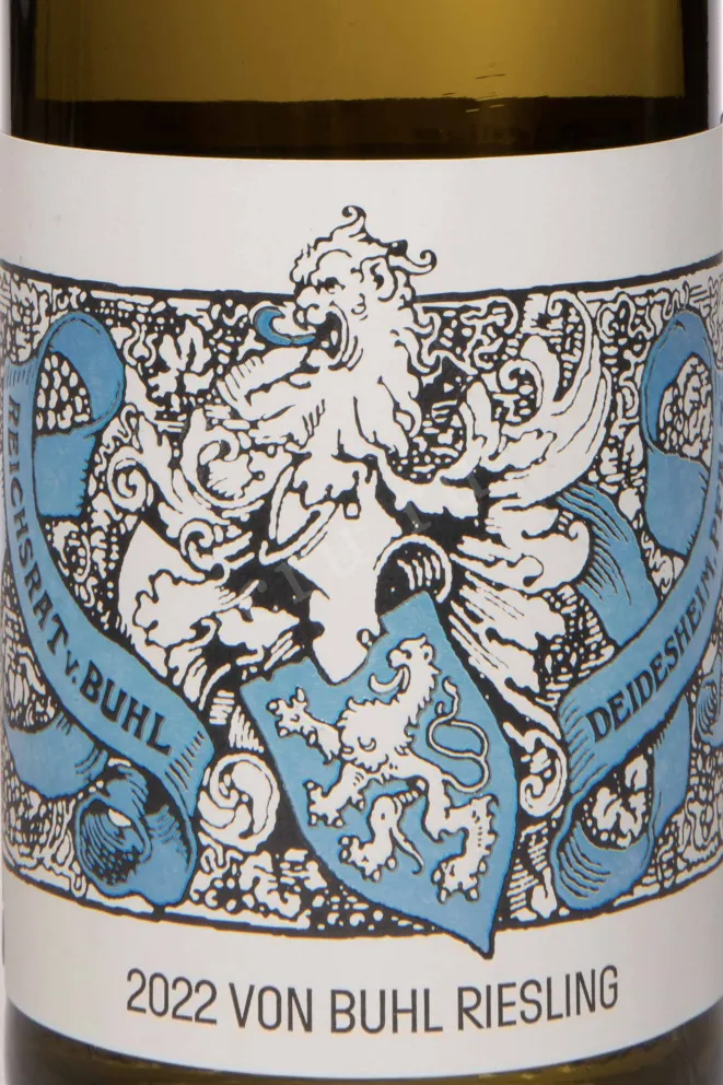 Этикетка Von Buhl Riesling 2022 0.75 л