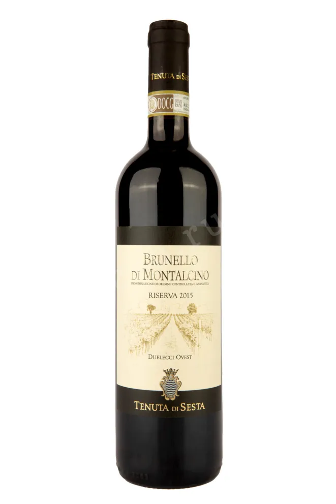 Вино Tenuta Di Sesta Brunello di Montalcino Riserva Duelecci Ovest 2015 0.75 л