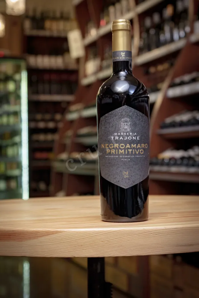 В магазине Крю Профи Masseria Trajone Negroamaro Primitivo IGP 2023 0.75 л