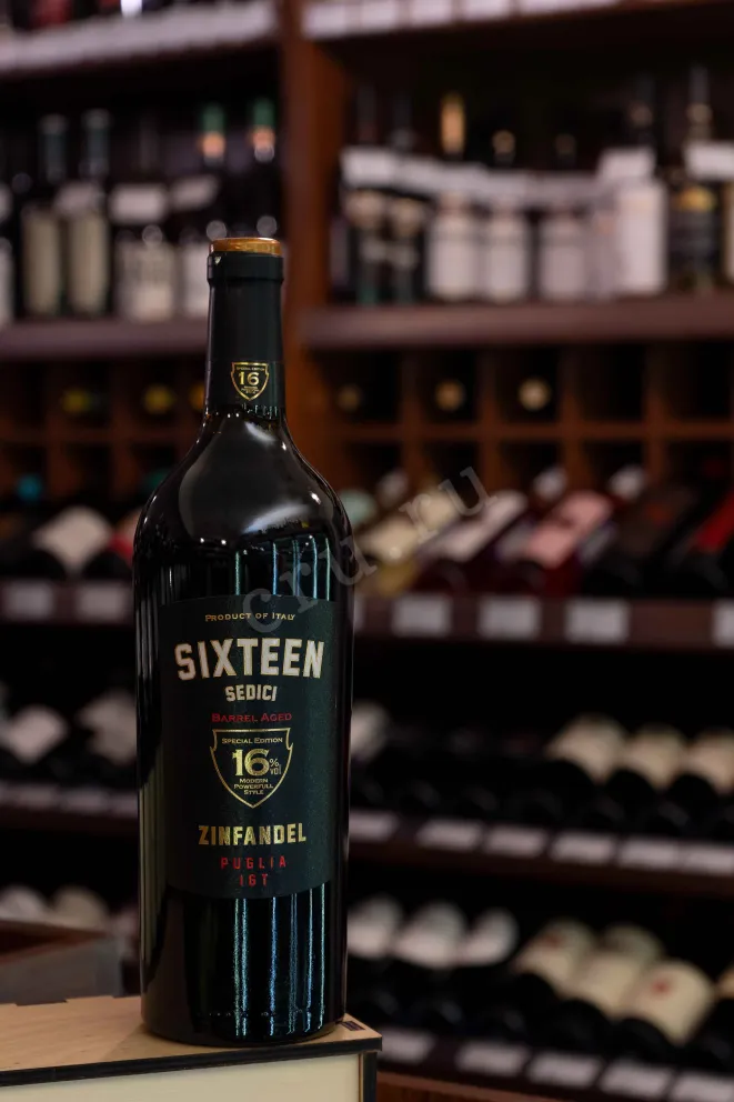 В магазине Крю Профи Sixteen Zinfandel 2018 0.75 л