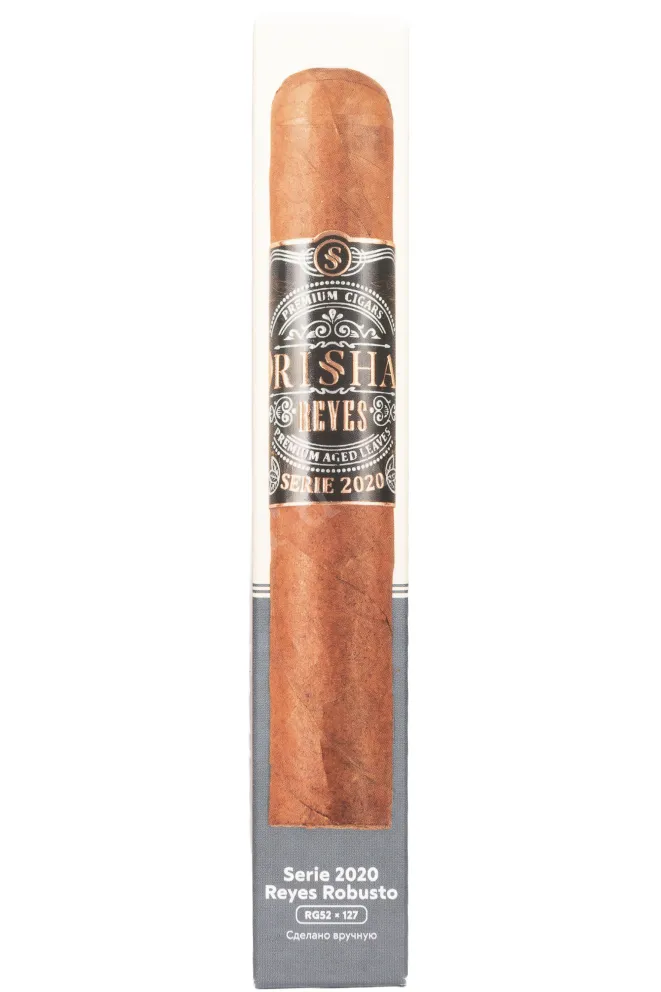 Подарочная коробка Orishas Serie Reyes 2020 Robusto in glass tube
