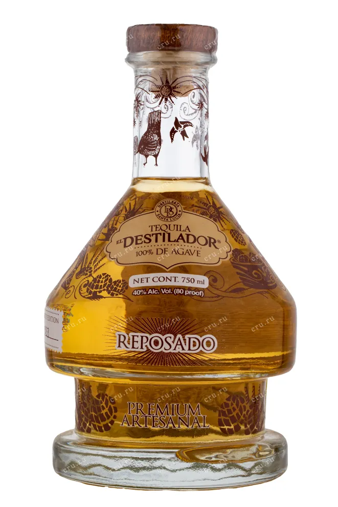 Текила El Destilador Reposado Premium Artesanal  0.75 л