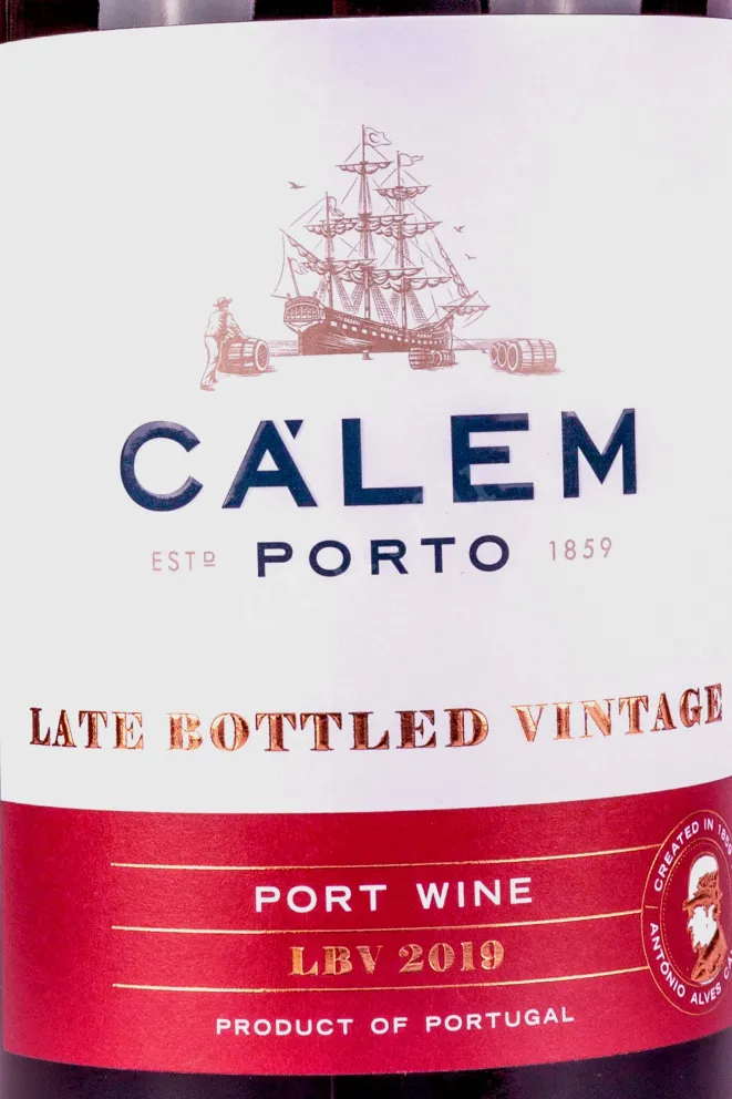 Этикетка Calem LBV 2019 0.75 л