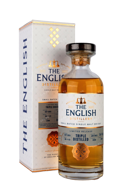 Виски English Small Batch Release Triple Distilled gift box  0.7 л