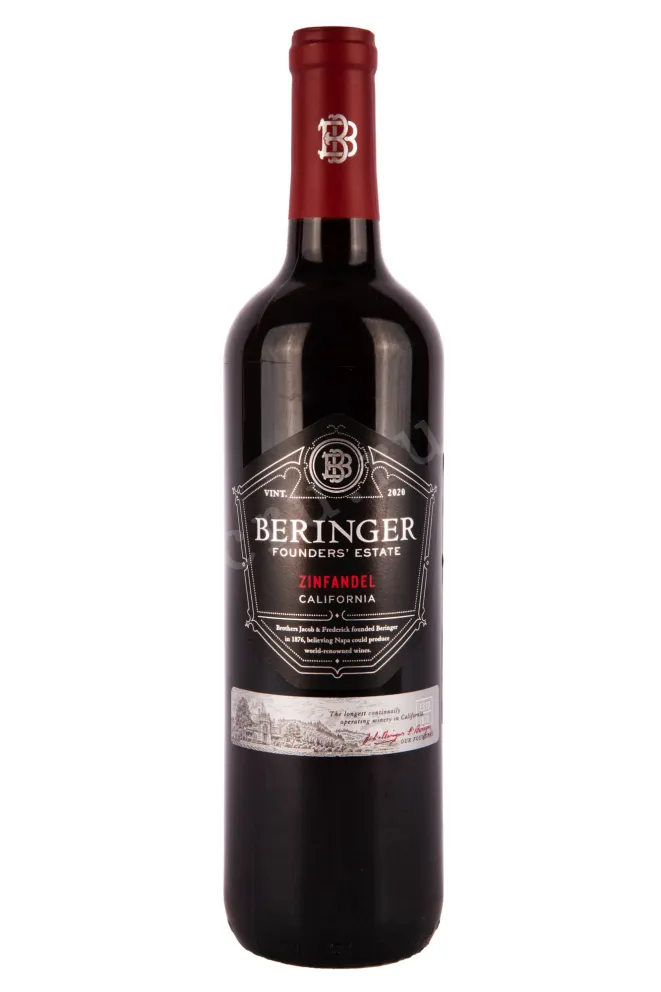 Вино Beringer Founders Estate Zinfandel 2018 0.75 л