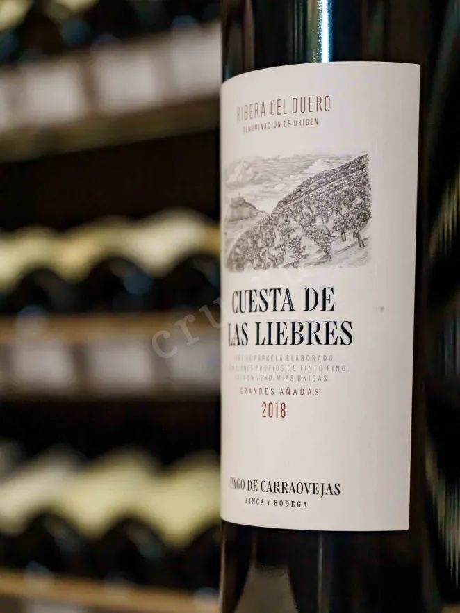 В магазине Крю Профи Pago de Carraovejas Cuesta de Las Liebres Ribera del Duero DO 2018 0.75 л