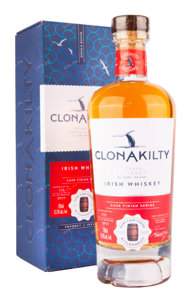 Виски Clonakilty Port Cask Finish with gift box  0.7 л