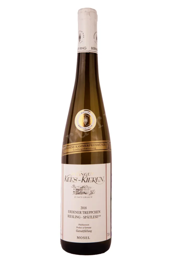 Вино Erdener Treppchen Riesling Spatlese Weingut Kees-Kieren 2018 0.75 л