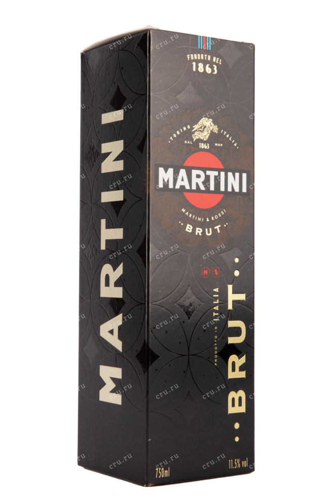 Подарочная упаковка игристого вина Мартини Брют 0.75