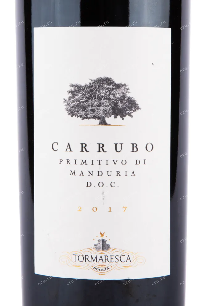 Вино Tormaresca Carrubo Primitivo di Manduria DOC 2017 0.75 л