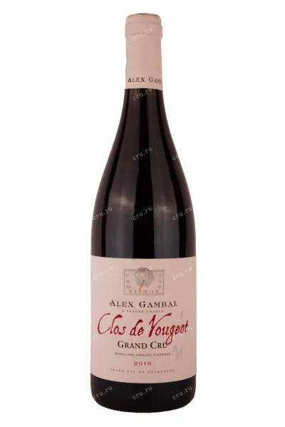 Вино Alex Gambal Clos de Vougeot Grand Cru 2018 0.75 л