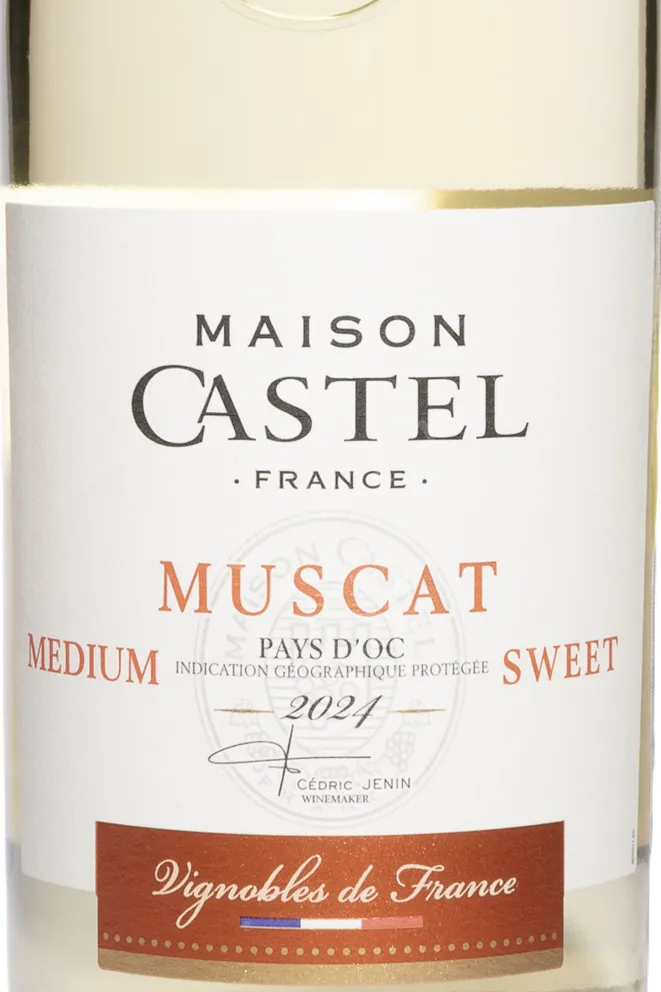 Этикетка Maison Castel Muscat Pays d’Oc 2024 0.75 л