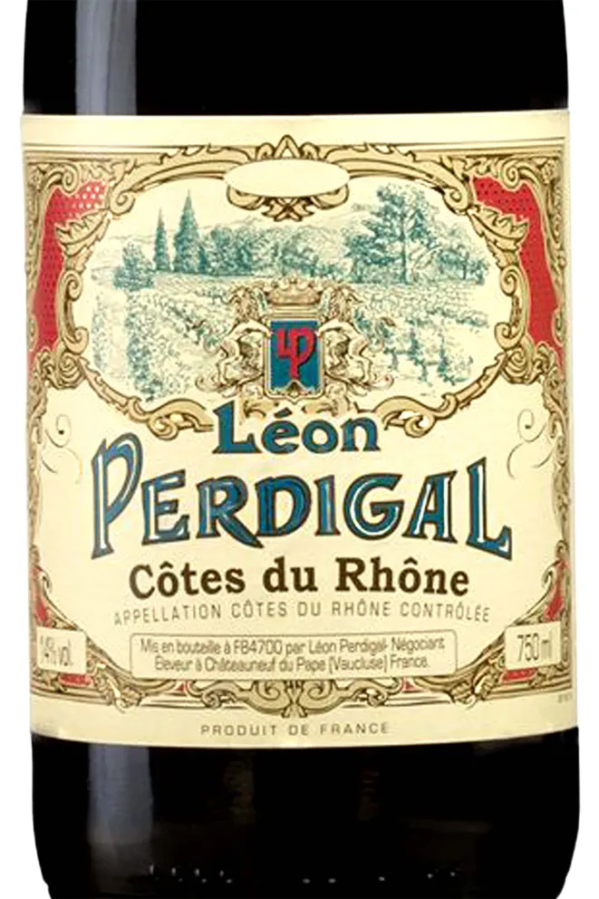 Вино Leon Perdigal Cotes Du Rhone red dry 2015 0.75 л