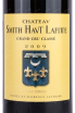 Этикетка Chateau Smith Haut Lafitte Grand Cru Classe Pessac-Leognan 2009 0.75 л