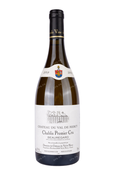 Вино Chablis Premier Cru Beauregard Chateau du Val de Mercy 2019 0.75 л