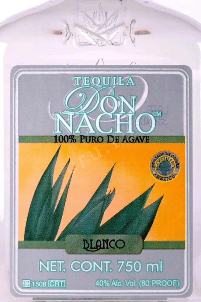 Этикетка Don Nacho Blanco in gift box 0.75 л