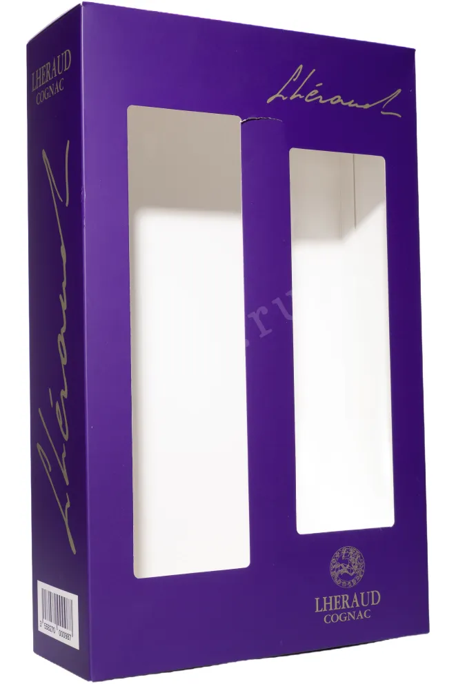 Подарочная коробка Lheraud Petite Champagne VSOP in gift box with 1 glass 2020 0.7 л