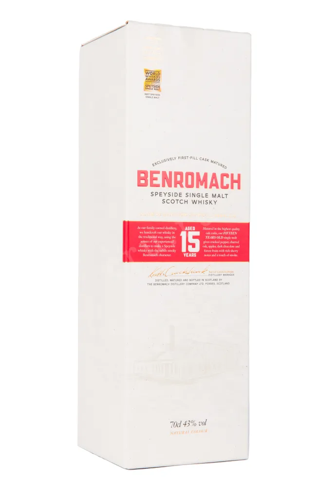 Виски Benromach 15 years  0.7 л