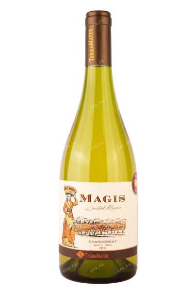 Вино TerraMater Magis Limited Reserve Chardonnay 2021 0.75 л