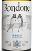 Этикетка Rondone Inzolia 2023 0.75 л