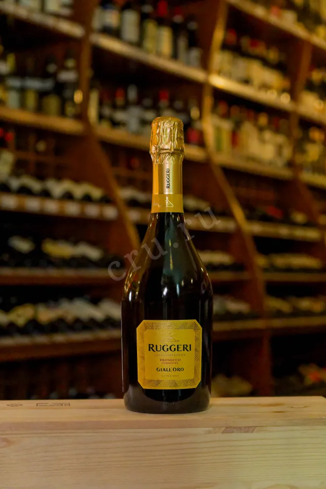 В магазине Крю Профи Ruggeri Prosecco Valdobbiadene Giall Oro gift box 2024 0.75 л