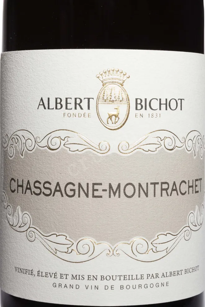 Этикетка Albert Bichot Chassagne-Montrachet 2023 0.75 л