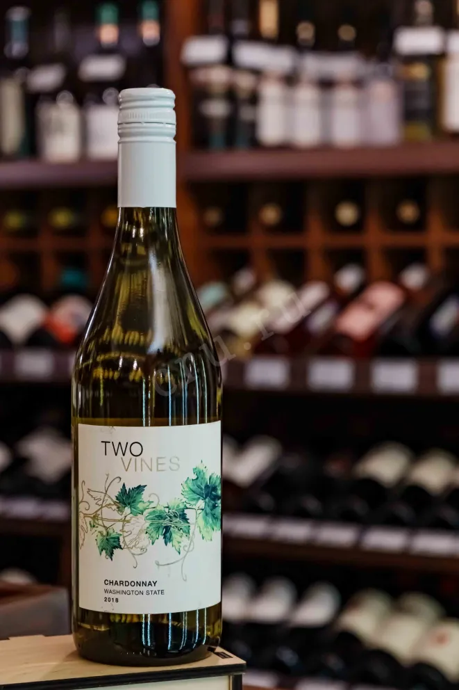 В магазине Крю Профи Two Vines Chardonnay 2018 0.75 л