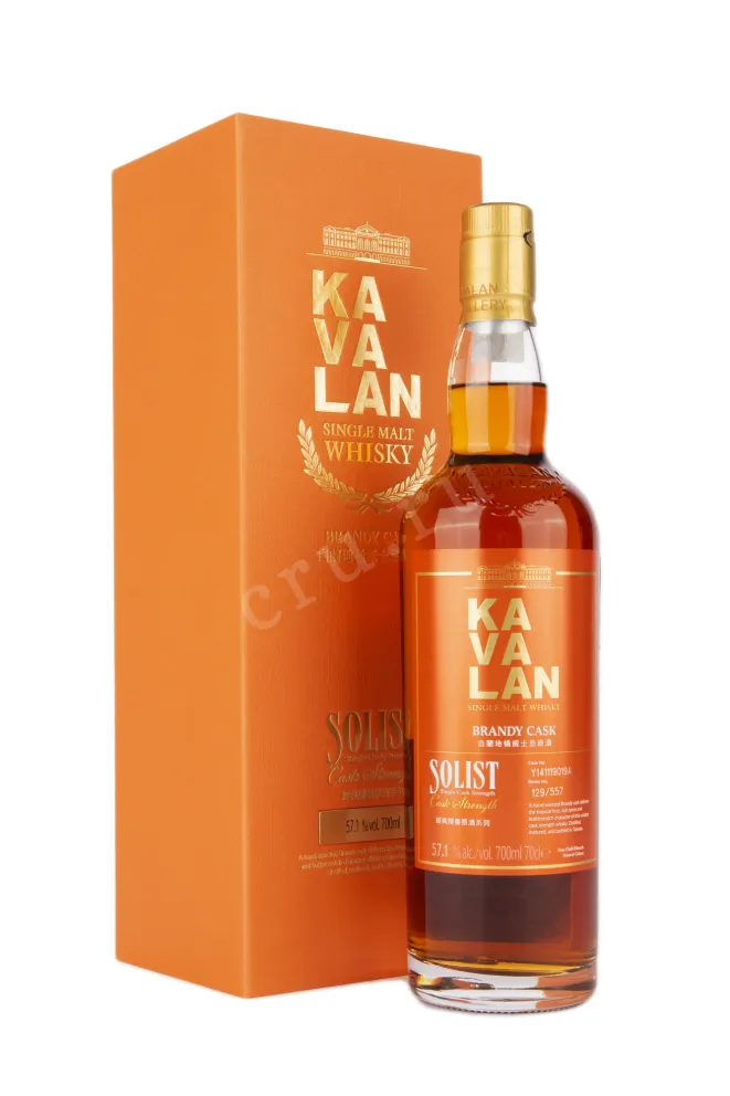 Виски Kavalan Solist Brandy Cask gift box  0.7 л