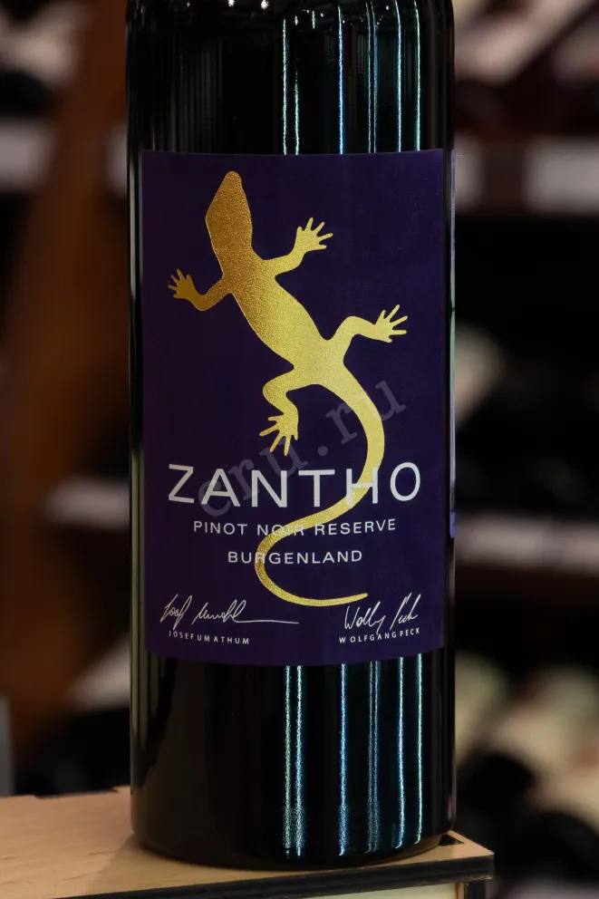В магазине Крю Профи Zantho Pinot Noir Reserve 2022 0.75 л