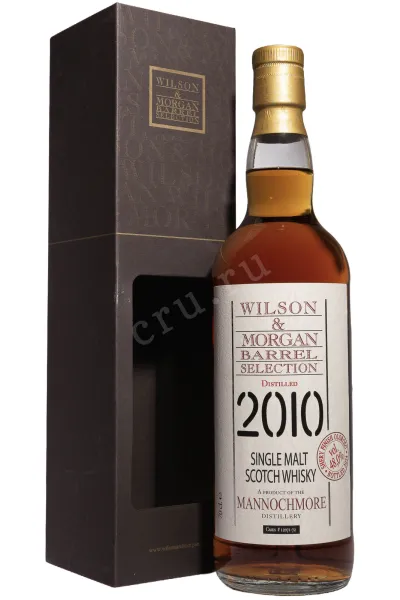 Виски Wilson&Morgan Barrel Selection Mannochmore 2010 Sherry Finish Oloroso in gift box  0.7 л