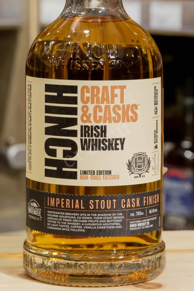 В магазине Крю Профи Hinch Irish Whiskey Craft & Casks Imperial Stout Cask Finish 0.7 л