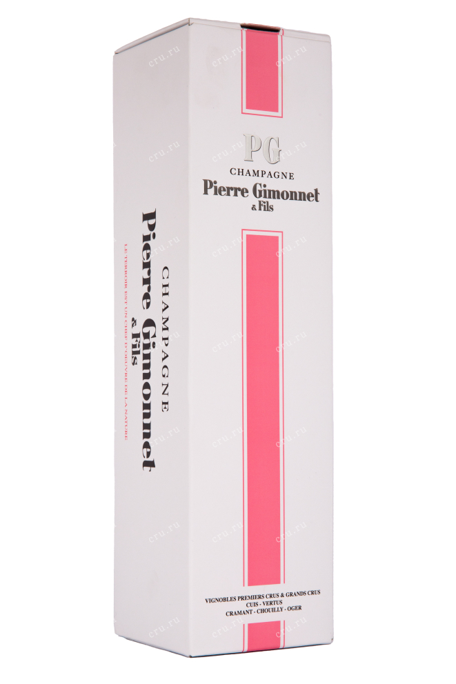 Подарочная коробка игристого вина Pierre Gimonnet & Fils Cuvee Rose Premier Cru 0.75 л