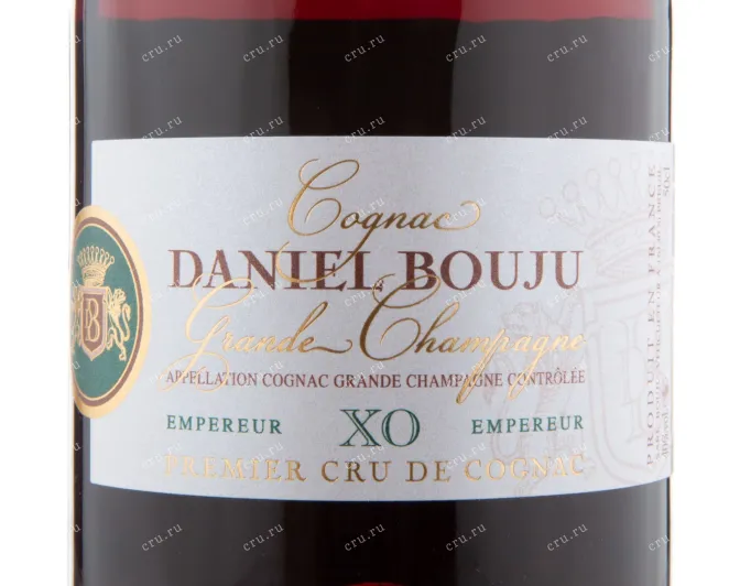 Этикетка Daniel Bouju XO Empereur 0.5 л