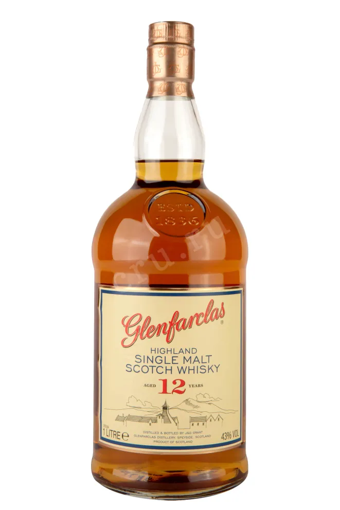 Этикетка Glenfarclas 12 years 0.7 л