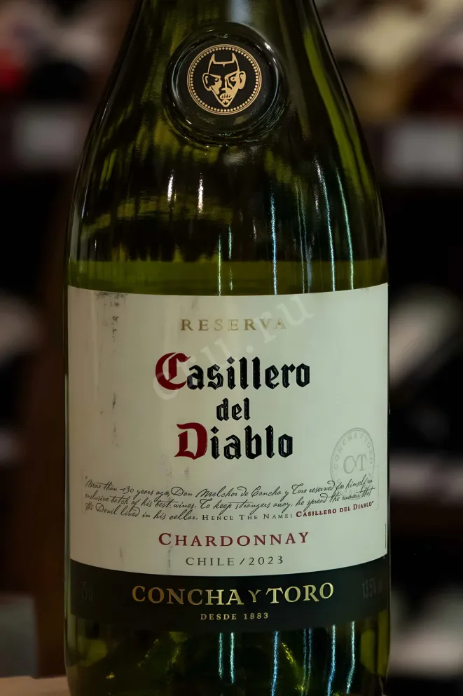 В магазине Крю Профи Casillero del Diablo Chardonnay 2023 0.75 л