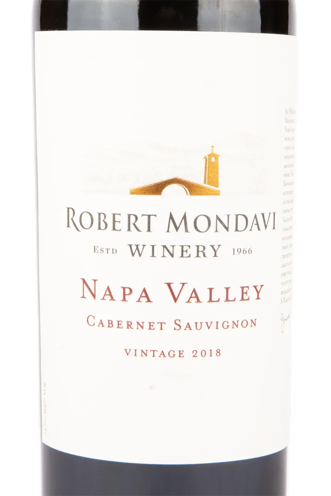 Вино Robert Mondavi Cabernet Sauvignon Napa Valley 2018 0.75 л