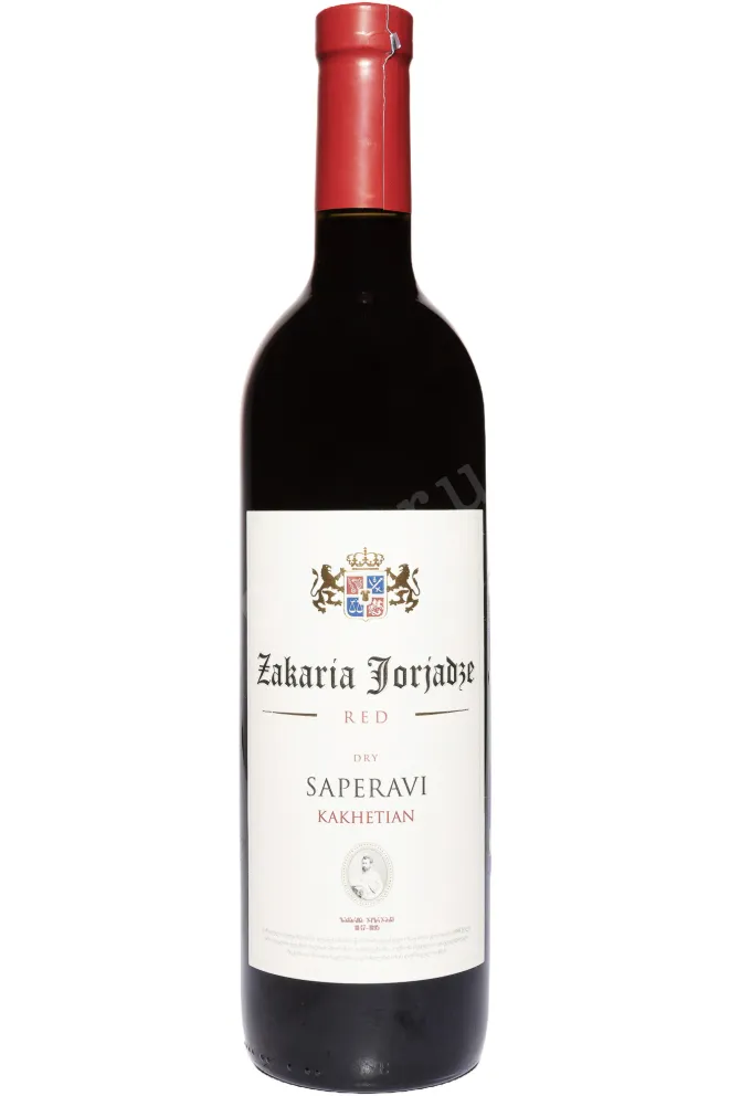 Вино Zakaria Jorjadze Saperavi 2023 0.75 л