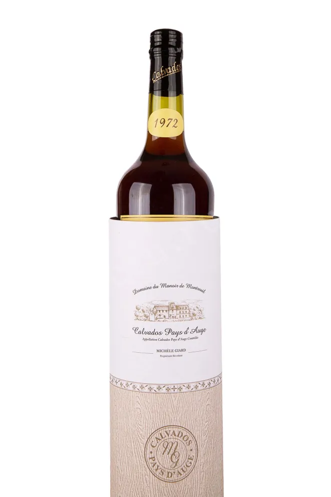 В тубе Domaine du Manoir de Montreuil Calvados Pays dAuge 1972 0.7 л