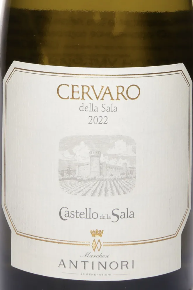 Этикетка Cervaro Castello della Sala Umbria IGT 2022 0.75 л